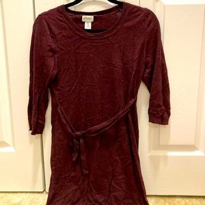 Motherhood Maternity Size Sm Maroon Tunic